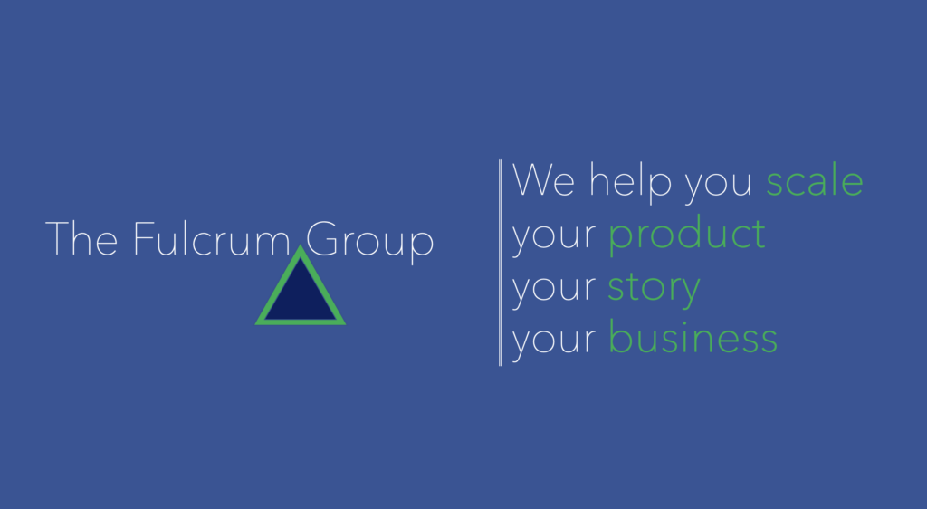 Early attempt at a logo for The Fulcrum Group